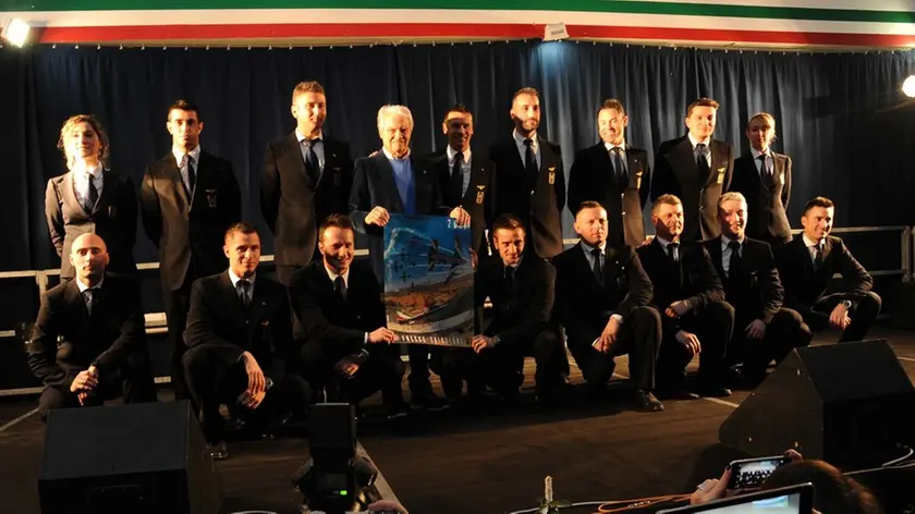 Rivolto 21 Dicembre 2016 frecce tricolore il poster Copyright Petrussi Foto Press Turco Massimo