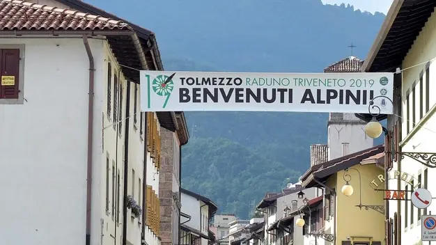 Tolmezzo 3 Giugno 2019. Preparativi Adunata degli Alpini. © Foto Petrussi