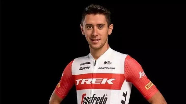 Il ciclista Antonio Tiberi, 21 anni: è residente a San Marino