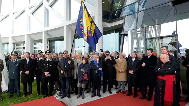 Cividale 15 marzo 2014.Inaugurazione Banca di Cividale..Copyright Foto Petrussi / Ferraro Simone