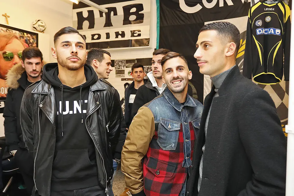 Udine 22 Novembre 2018 Inaugurazione locale tifosi curva nord © Petrussi - Bressanutti