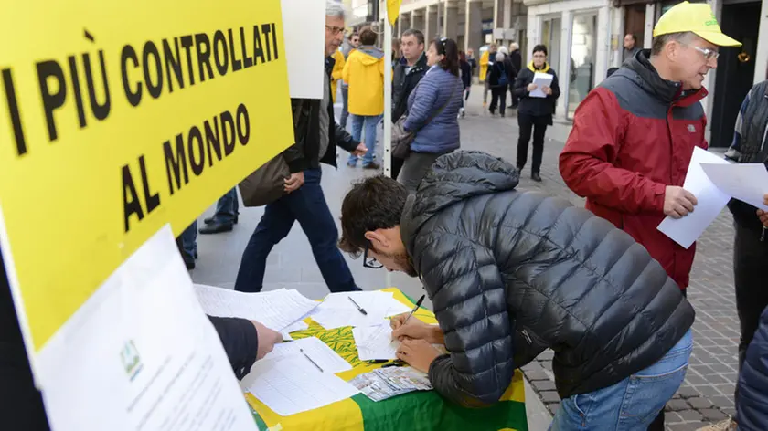 Udine 11 novembre 2015 presidio coldiretti © Petrussi foto Turco Massimo