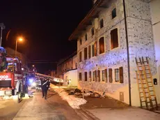 Turrida di Sedegliano 14 febbraio 2013 incendio abitazione Copyright Petrussi Foto Press /turco