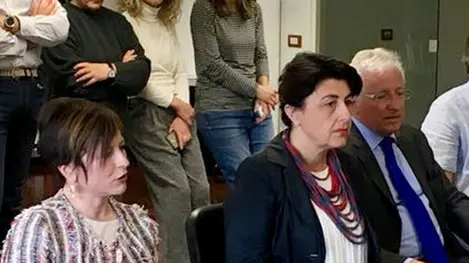 Udine 26 Aprile 2018. Casa dell Studente Via Ungheria Assessori Santoro e Panariti. Foto Petrussi