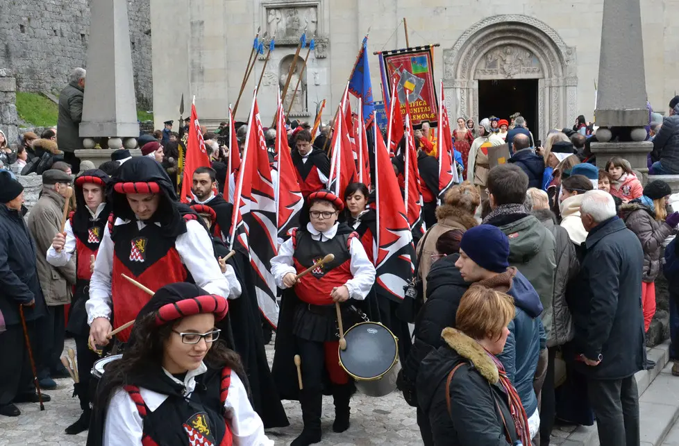 Gemona 6 gennaio 2016 tallero corteo © Petrussi Foto Press - Massimo Turco