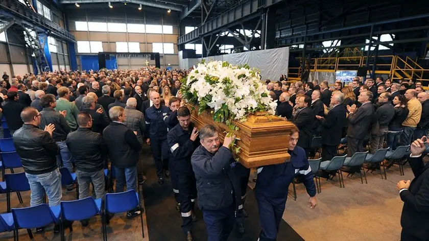 Osoppo 17 Ottobre 2016. Funerale Cavalier Pittini. Petrussi Foto Press / Diego Petrussi