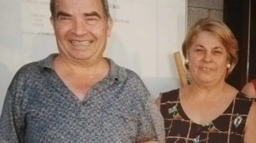 Giovanni Fierro e Lucia Pisano in una foto di qualche anno fa