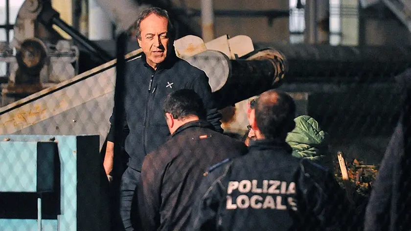 Udine 25 ottobre 2015 Via Marco Volpe n20 invenuto il corpo di una donna dalla roggia. Copyright Foto Petrussi / Ferraro Turco