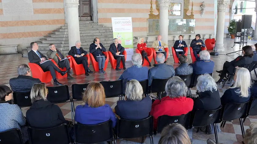 Udine 20 Aprile 2017. Incontro Open Week Fiera. © Foto Petrussi