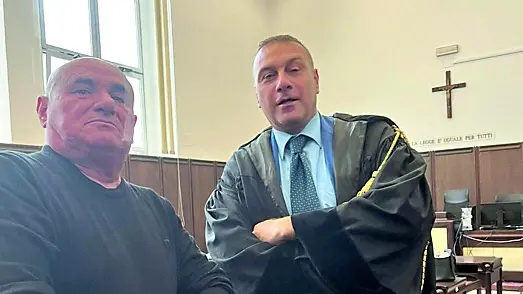 Da sinistra, Ferdinando Polegato e l’avvocato Francesco Ribetti