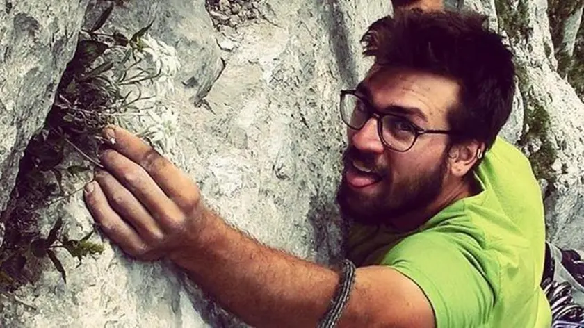 Il giovane alpinista muggesano Leonardo Comelli