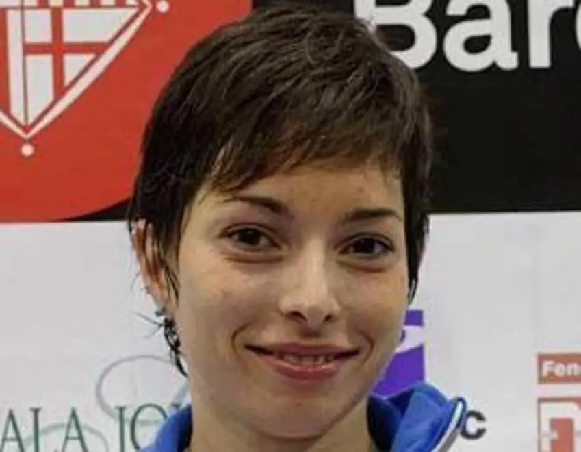 La schermitrice azzurra Mara Navarria dopo un'assenza durata 35 mesi, torna su un podio di Coppa del Mondo. L'atleta friulana in forza al Centro Sportivo dell'Esercito, infatti ha conquistato il secondo posto nella prova di Coppa del Mondo di spada femminile a Barcellona. .ANSA/UFFICIO STAMPA FEDERSCHERMA/AUGUSTO BIZZI.+++EDITORIAL USE ONLY - NO SALES++