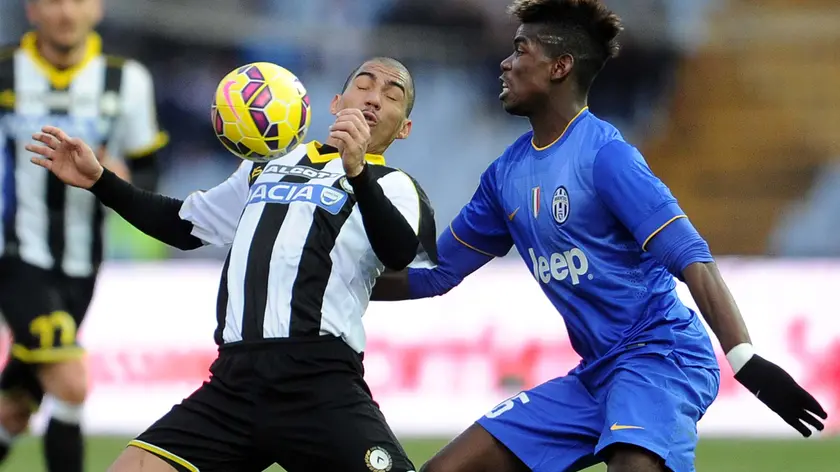 Udine, 01 febbraio 2015.Serie A 2013/2014. 21^ giornata..Stadio Friuli..Udinese vs Juventus..Nella foto: il centrocampista dell'Udinese Marques Loureiro Allan..Copyright Foto Petrussi / Ferraro Simone