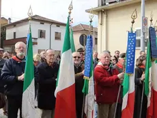 Udine 14 Aprile 2013. Cerimonia in ricordo dei partigiani uccisi in Via Spalato. Telefoto Petrussi Foto Press