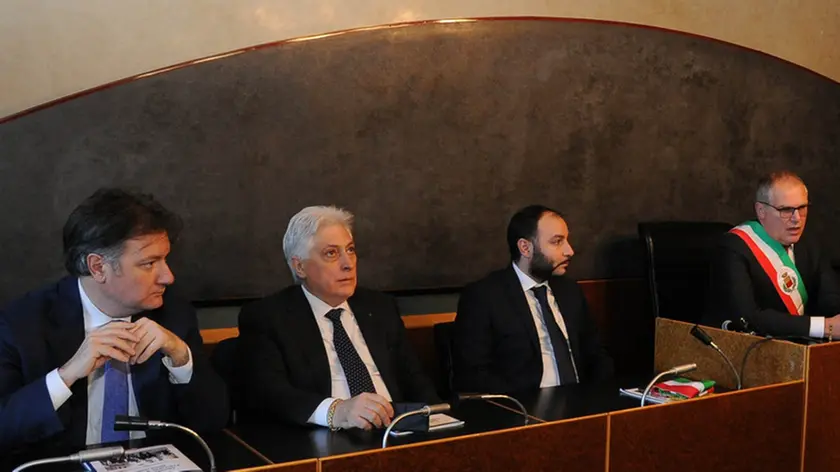 Gemona del Friuli 06 gennaio 2017 conferenza stampa Copyright Petrussi Foto Press Turco Massimo