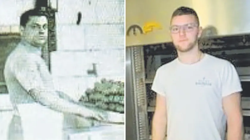 Il fondatore Antonio Venturini e, a destra, Il bisnipote Eros Vidotto