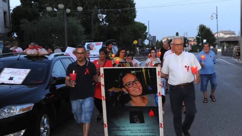 Muzzana 31 Luglio 2019 fiaccolata Agenzia Petrussi foto Turco Massimo