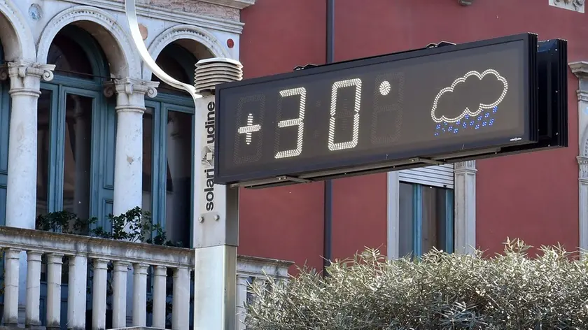 Udine 20 aprile 2018.Caldo..Copyright Foto Petrussi / Ferraro Simone