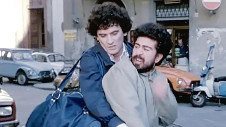 Massimo Troisi e Lello Arena nel film “Ricomincio da tre”