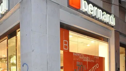 Udine 18 gennaio 2013.Chiude il negozio Debernardi di via Savorgnana..Copyright Foto Petrussi / Ferraro Simone