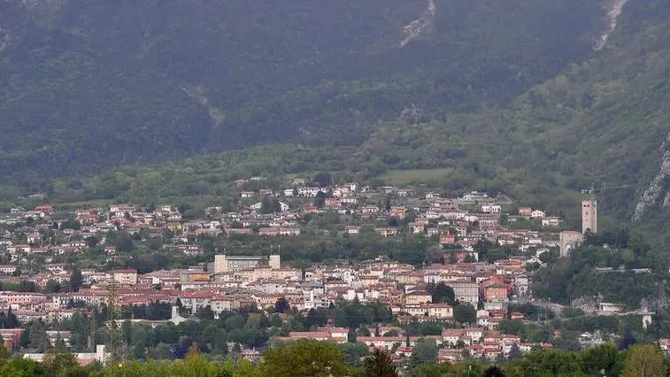 Gemona del Friuli 05 maggio 2016 Panoramiche della citta' simbolo del Terremoto del Friuli alla vigilia del suo 40¡ anniversario. Copyright Foto Petrussi / Ferraro Simone