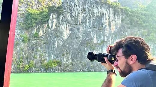Thomas Cantoni, protagonista di viaggio e mostra