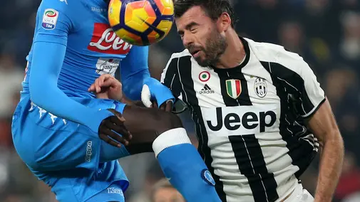 29.10.2016 - Torino - Serie A 2016/17 - 11a giornata - Juventus-Napoli nella foto: Andrea Barzagli e Kalidou Koulibaly