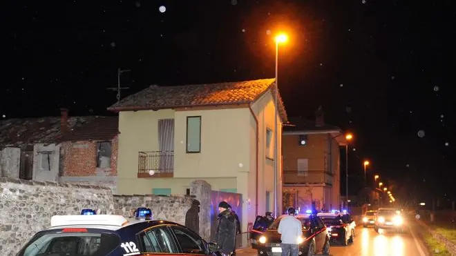 Villaorba 07 dicembre 2012.Omicidio i appartamento. Uccisa a coltellate una ragazza di 22 anni..Copyright Foto Petrussi / Ferraro Simone