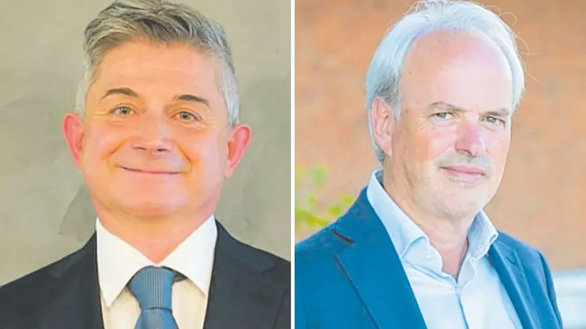 Enrico Monticolo e, a destra, Marco Turco