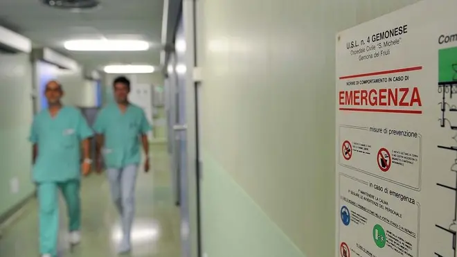 Gemona 25 Agosto 2011. Ospedale di Gemona. Telefoto copyright PFP