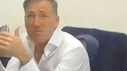 Andrea Frecentese durante un servizio tv: è stato assolto