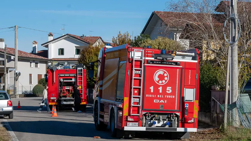 L'intervento dei vigili del fuoco