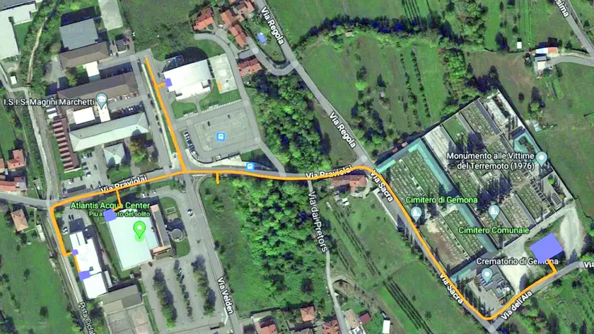 Il collegamento della rete di teleriscaldamento dall’area cimiteriale a scuole e impianti sportivi