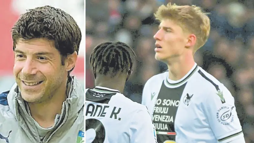 Giuliano Giannichedda e Kristensen, colpevole sull’1-0 della Lazio