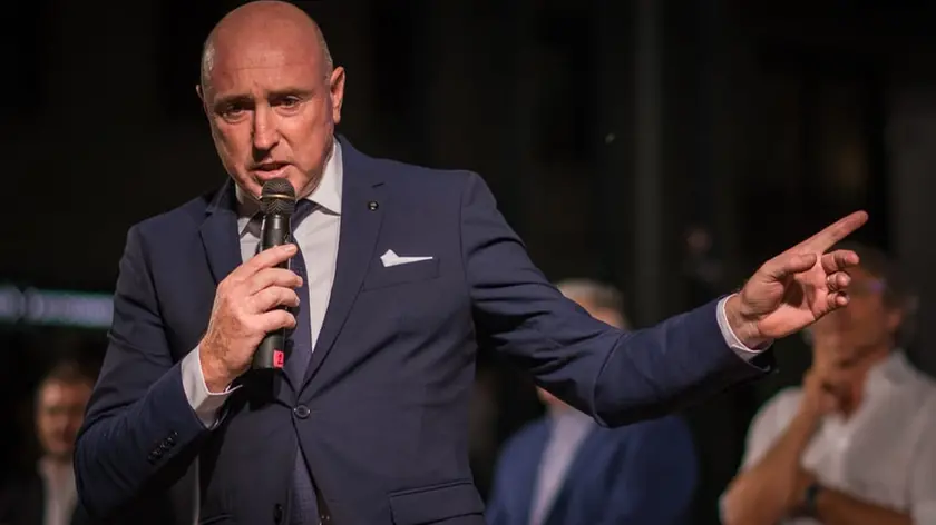 Il presidente del Pordenone calcio Mauro Lovisa