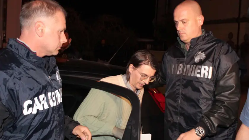Udine 19 Settembre 2013. Omicidio Silvia Gobbato. Nicola Garbino accusato dell' omicidio entra in carcere. Telefoto Copyright Petrussi Foto Press