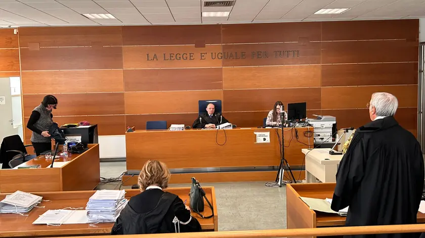 In Aula per il processo per la morte di Penelope Cossaro