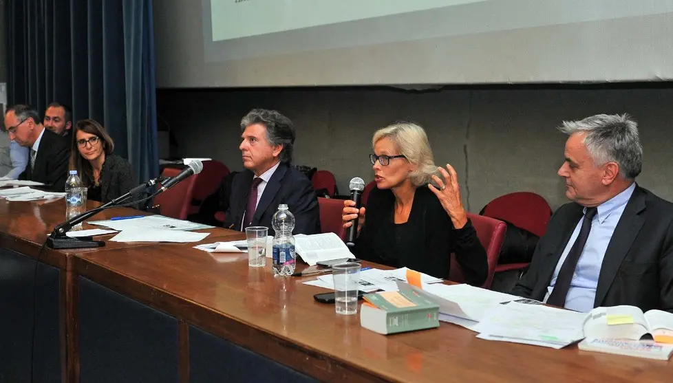 Udine 04 novembre 2016 Istituto Malignani, incontro con le forze dell'ordine sul cyberbullismo. Copyright Foto Petrussi / Ferraro Simone