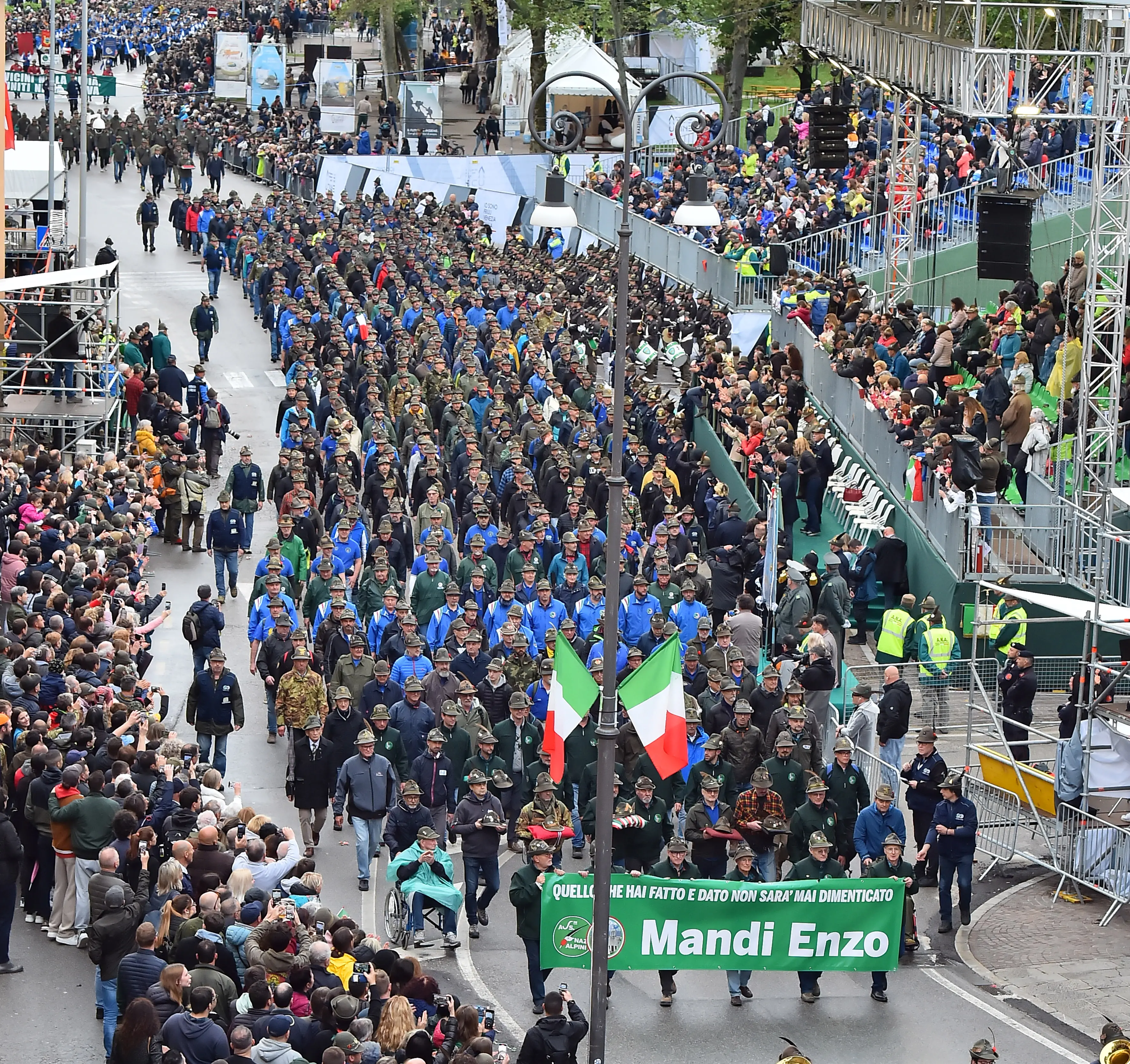 Udine 14 Maggio 2023. Sfilata Aunata Alpini. © Foto Petrussi