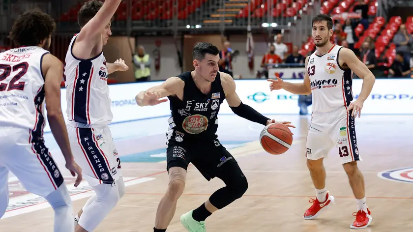 Piacenza 6 Dicembre 2023. Basket A2. Piacenza vs Apu Udine. © Foto Petrussi