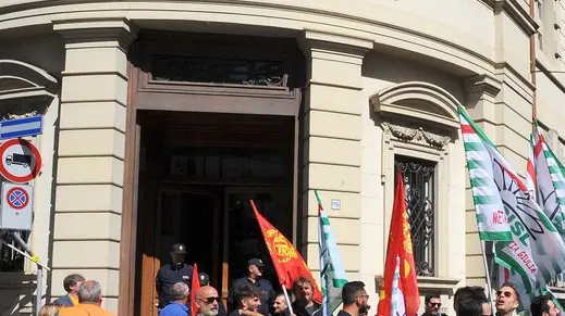 Udine 19 Aprile 2019 protesta sirti Agenzia Petrussi Foto Turco Massimo