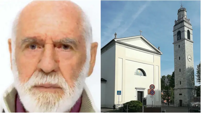 Oscar Patron e la chiesa di San Giorgio a Fontanafredda, dove saranno celebrati i funerali