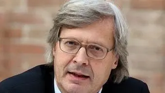 (KIKA) PARMA, 22 SET - Vittorio Sgarbi ha presentato la mostra di Correggio a Parma, di cui e' curatore. Il critico ha pero' assicurato che tra i dipinti c'e' un falso: 'Si tratta di una tela di un artista padano, vivente, di cui rivelerò anche il nome'. Tra i sospettati c'e' uno dei quadri più famosi del Correggio, il "Ritratto di Gentildonna" proveniente dal museo "The State Heremitage" di San Pietroburgo. ..Maggiolini©kikapress.com *** Local Caption *** (KIKA) PARMA, 22 SET - A fake painting among the Correggio's exhibited in Parma...Maggiolini©kikapress.com