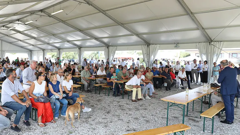 Osoppo 15 Settembre 2019. Inaugurazione aviosuperficie. © Foto Petrussi