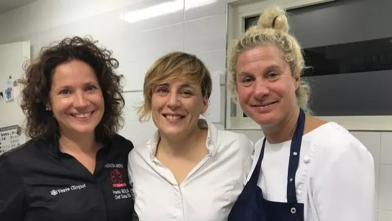 Le chef Fabrizia Meroi, Antonia Klugmann e Ana Ros