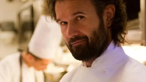Carlo Cracco, giudice della trasmissione di cucina Masterchef, Roma, 28 luglio 2013. ANSA/ SKY