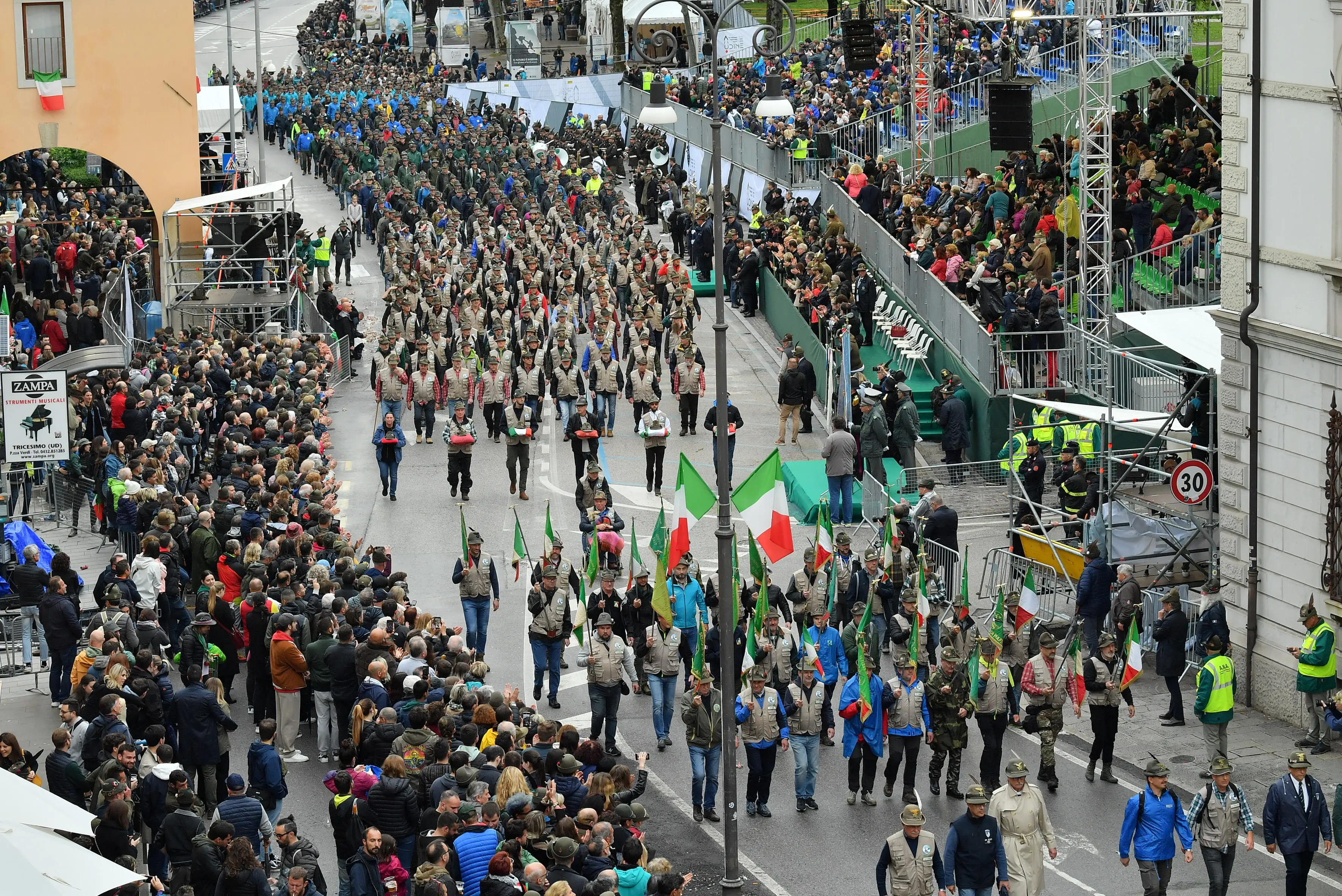 Udine 14 Maggio 2023. Sfilata Adunata Alpini. © Foto Petrussi