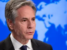 epa11294593 US Secretary of State Antony Blinken delivers remarks on the release of the 2023 Country Reports on Human Rights Practices, at the State Department in Washington, DC, USA, 22 April 2024. The Country Reports on Human Rights Practices, also known as the 'Human Rights Reports', covers internationally recognized individual, civil, political, and worker rights set forth by international agreements. EPA/MICHAEL REYNOLDS