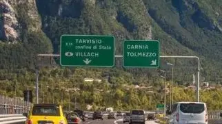 Da lunedì 21 ottobre sarà chiuso lo svincolo di Tarvisio Nord, in uscita dal confine di Stato