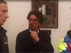 Da sinistra Massimiliano Fedriga, governatore del Fvg con il ministro Danilo Toninelli e Mara Beorchia, sindaco di Ovaro
